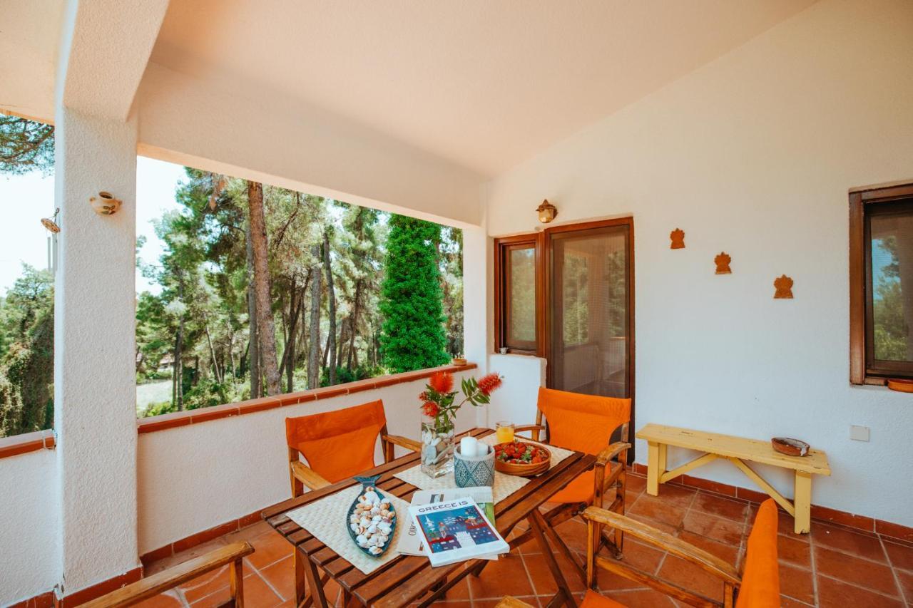 Beautiful Summerhouse In Sani'S Pine Forest Παραλία Σάνη Εξωτερικό φωτογραφία